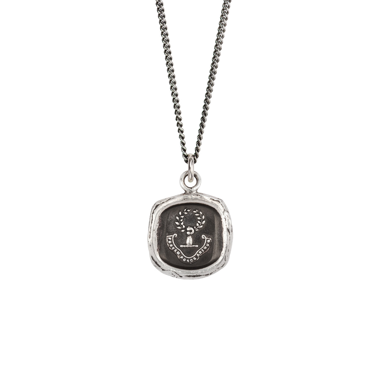 Pyrrha Talisman Necklace - Inner Strength - Silver