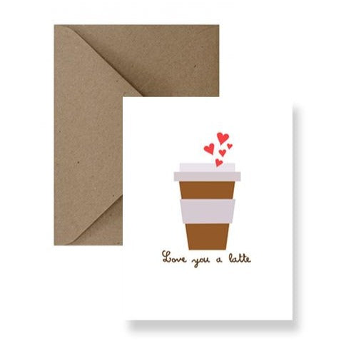 Card - Love You A Latte