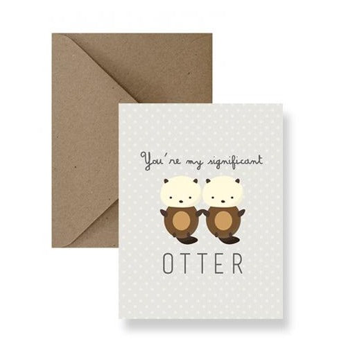 Card - You're My Significant Otter