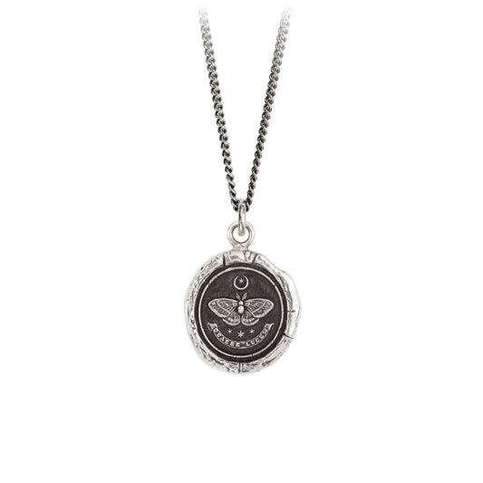 Pyrrha Talisman Necklace - Seek The Light - Silver