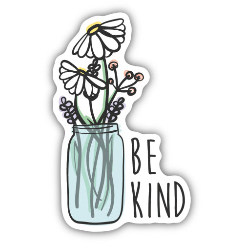 Sticker - Be Kind Wildflower