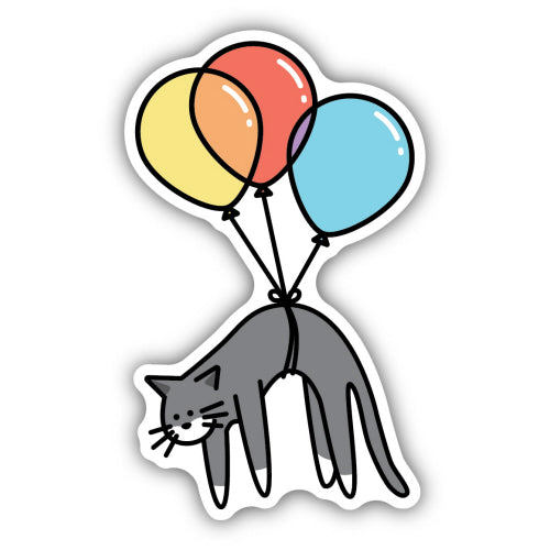 Sticker - Balloon Cat