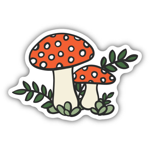 Sticker - Mushroom Sketch