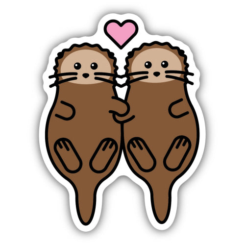 Sticker - Sea Otter Duo