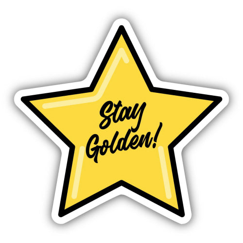 Sticker - Stay Golden Star