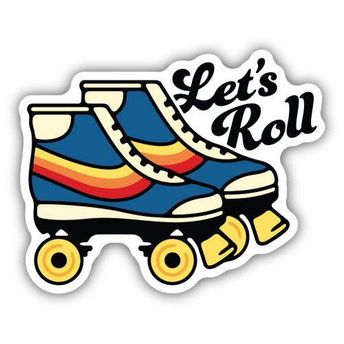 Sticker - Let's Roll Skates