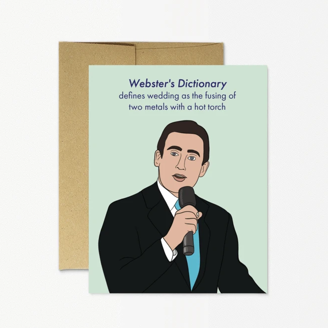 Card - The Office - Michael Scott Webster's Dictionary